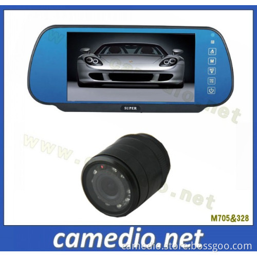 Car Reversing Camera Mirror Systems with 7 Inch Mirror Monitor